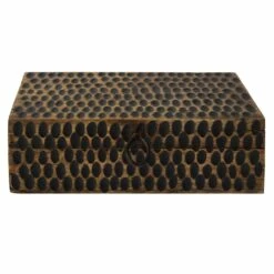Wood Hammered Box, 8x3