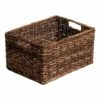 Woven Abaca Rectangle Shelf Tote, Large 1 Woven Abaca Rectangle Shelf Tote, Large -Storage supplies shop woven abaca rectangle shelf tote large