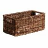 Woven Abaca Rectangle Shelf Tote, Medium -Storage supplies shop woven abaca rectangle shelf tote medium