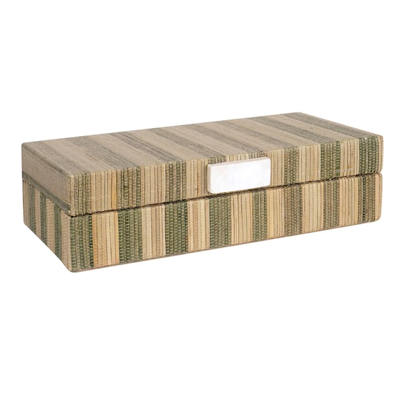 Woven Seagrass Box Decor, 5.5" 3 Woven Seagrass Box Decor, 5.5"